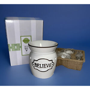 “Believe” Scentsy Plug In Mini Wax Warmer. Brand new in box